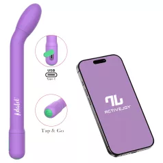   Adalet Gently - vibrátor na bod G a prostatu - chytrý - fialový