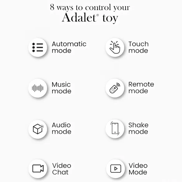 Adalet Gently - vibrátor na bod G a prostatu - chytrý - fialový