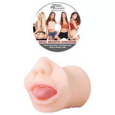   Zero Tolerance - realistická umělá ústa - naturální barva