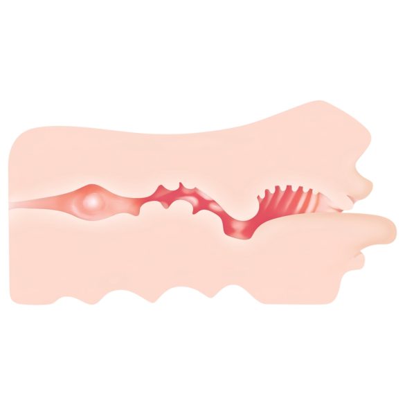 Zero Tolerance - realistická umělá ústa - naturální barva