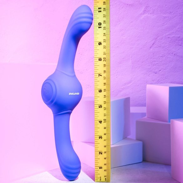 Evolved Our Gyro Vibe - akumulátorový, vibrační dvojitý vibrátor (fialový)