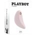 Playboy Palm - nabíjecí voděodolný 2v1 klitorisový vibrátor (růžový)
