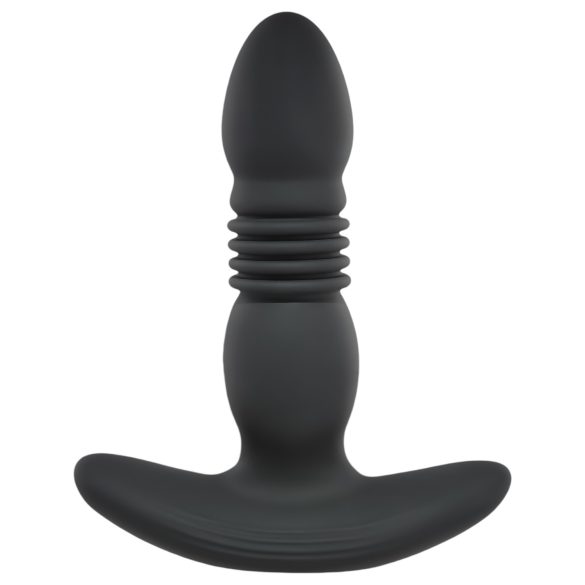 Playboy - nabíjecí anální vibrátor s pohybem (černý)