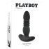 Playboy - nabíjecí anální vibrátor s pohybem (černý)