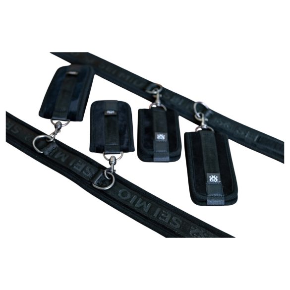 Sei Mio - pouta na stehna, zápěstí a kotníky - černá