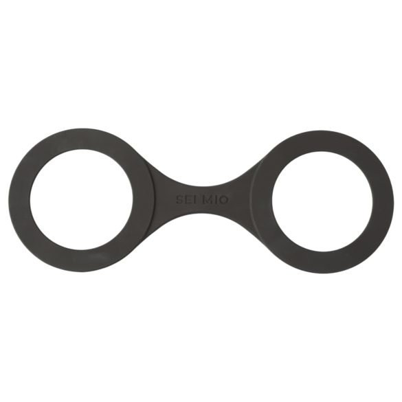 Sei Mio - pouta na ruce - silikon - černá - velikost L