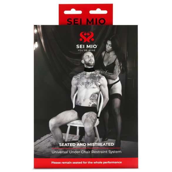Sei Mio - poutací popruh na židli - černý