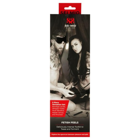 Sei Mio - BDSM sada 5 dílů - černá