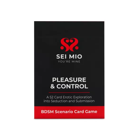 Sei Mio Pleasure & Control - BDSM karetní hra (52 karet)