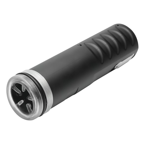 Master-Bot - pohyblivý měkký trnový ústní masturbátor (černý)