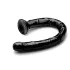 Hosed Anal Snake 19 - anální dildo s přísavkou - černé
