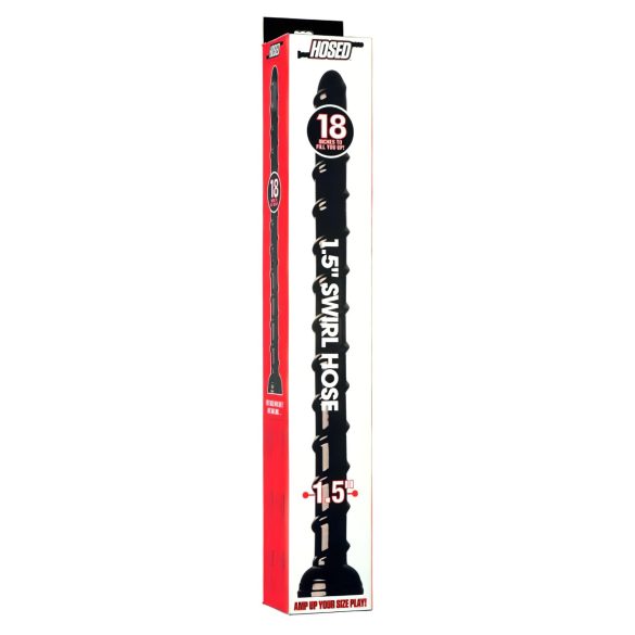 Hadovitý Anální Dildo 18 - Hladký (černý)