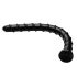 Hadovitý Anální Dildo 18 - Hladký (černý)