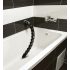 Hadovitý Anální Dildo 18 - Hladký (černý)