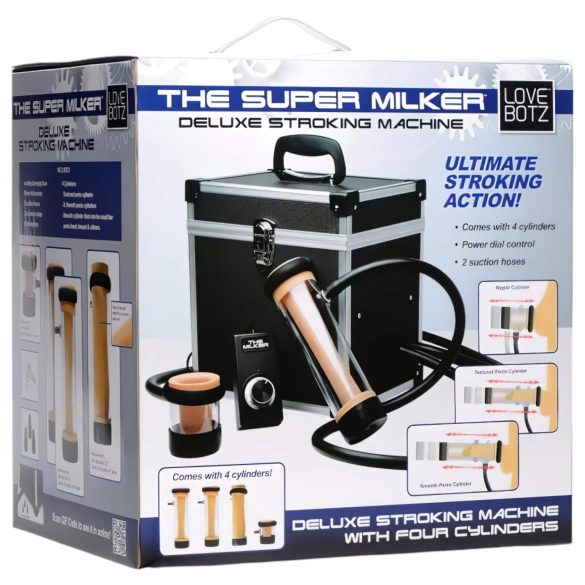 The Super Milker - automatický deluxe masturbátor (černý)