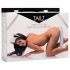 TAILZ - liščí anální kolík a čelenka (černo-bílá)