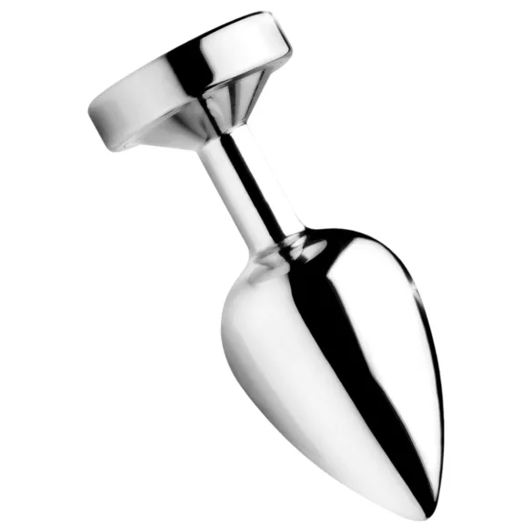 Booty Sparks - anální kolík se světlem - velký - stříbrný