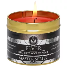   XR Brands - Fever - parafínová tělová svíčka (červená, 120 g)