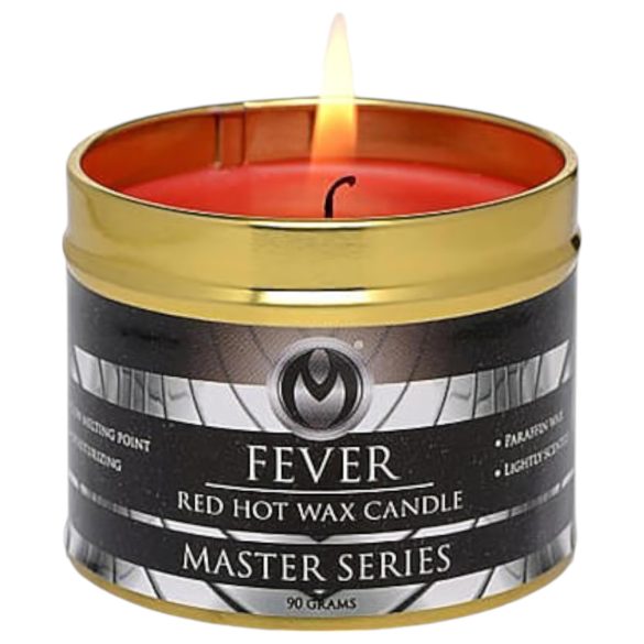 Fever - parafínová tělová svíčka - červená (120g)