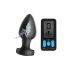 Zeus - rádiový E-Stim anální vibrátor (černý)