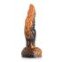 Ravager - texturované silikonové dildo Creature Cocks - 20 cm (oranžové)