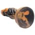 Ravager - texturované silikonové dildo Creature Cocks - 20 cm (oranžové)