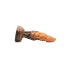 Ravager - texturované silikonové dildo Creature Cocks - 20 cm (oranžové)