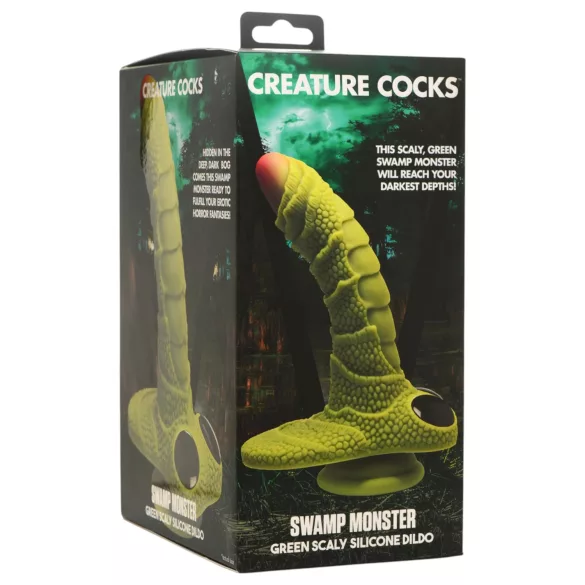 Creature Cocks - dildo mocsári příšery - zelený