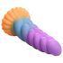 Mystique - jednorožčí dildo 21 cm (fialovo-žluté)