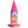 Kreaturní Kohoutí Jazyk - svítící silikonové dildo - 21 cm