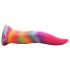 Kreaturní Kohoutí Jazyk - svítící silikonové dildo - 21 cm