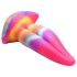 Kreaturní Kohoutí Jazyk - svítící silikonové dildo - 21 cm