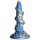 Krakenová stvoření - spirálová chobotnice dildo - 21 cm (zlatá-modrá)