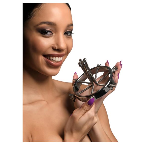 XR Brands Oculus - nerezový expander (stříbrný)