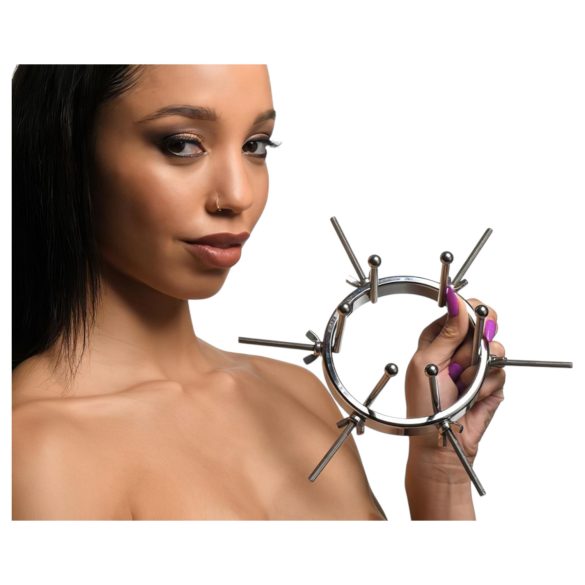 XR Brands Oculus - nerezový expander (stříbrný)