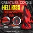 Creature Cocks Hell Kiss - spirálový silikonový dildo - 19 cm - červený