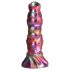 Larvy Creature Cocks - mimozemský ovipozitor dildo (duhové)