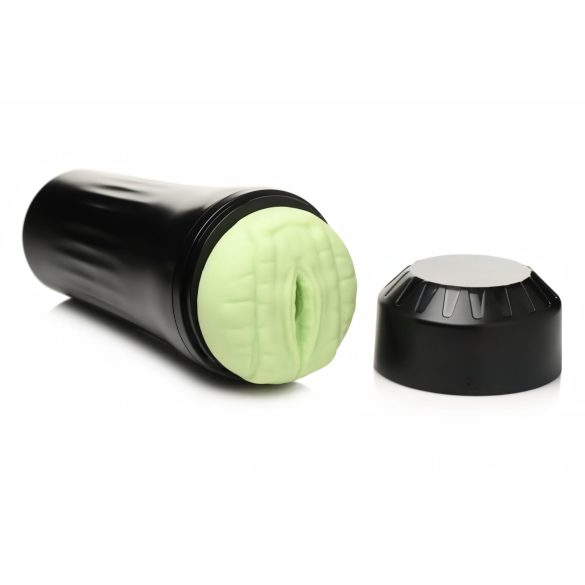 Raptor - umělá vagina s pouzdrem (černý-zelený)