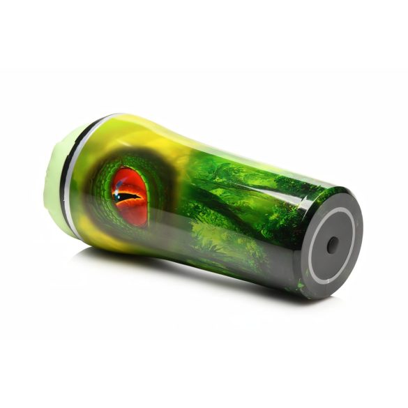 Raptor - umělá vagina s pouzdrem (černý-zelený)