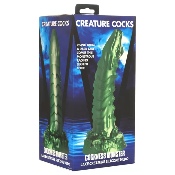 Creature Cocks Cockness Monster - dildo - silikonový - zelený