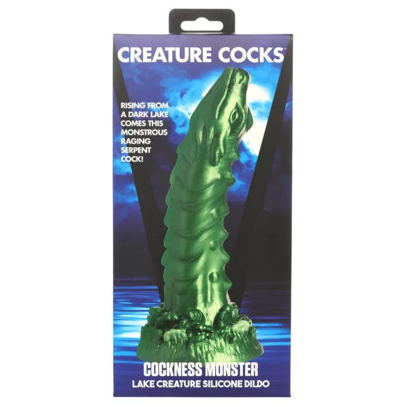 Creature Cocks Cockness Monster - dildo - silikonový - zelený
