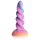 Creatura Cocks Měsíční jezdec – svítící unicorn dildo (fialovo-růžové)