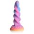 Creatura Cocks Měsíční jezdec – svítící unicorn dildo (fialovo-růžové)