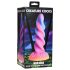 Creatura Cocks Měsíční jezdec – svítící unicorn dildo (fialovo-růžové)