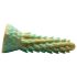 Stegosaurus - silikonové dildo - 20 cm (zelené)