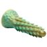 Stegosaurus - silikonové dildo - 20 cm (zelené)
