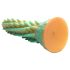 Stegosaurus - silikonové dildo - 20 cm (zelené)