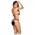 Mapalé - trojúhelníková podprsenka bikini - černá - M/L