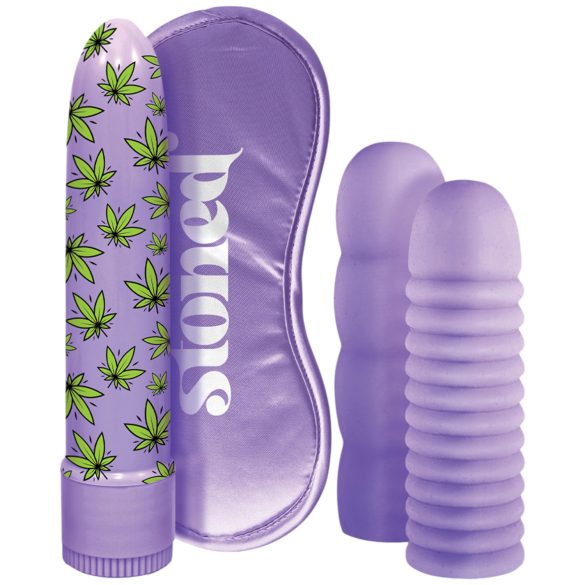 Stoner Bonga Bunga - sada tyčových vibrátorů (4 kusy) - fialová
