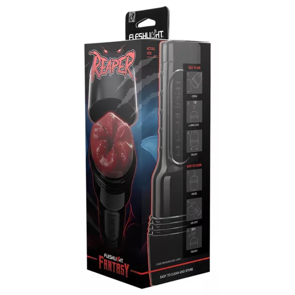 Fleshlight Fantasy Reaper - fantastická umělá vagína masturbátor (červený)